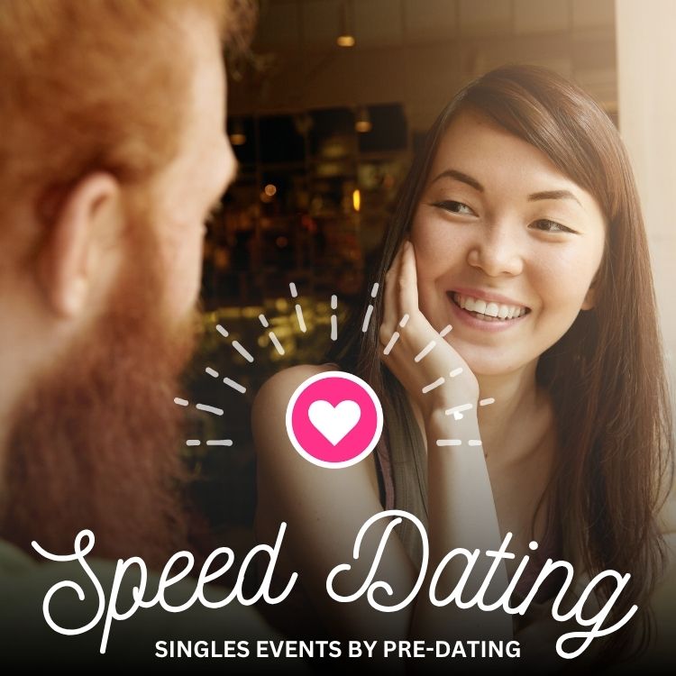 Madison attendees of Speed Dating in Wisconsin enjoying the event!